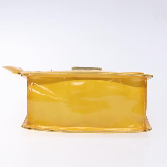 LOUIS VUITTON Monogram Vernis Spring Street Bag Lime Yellow M91068 - Picture 9 of 13